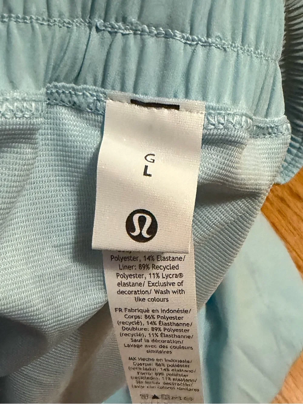 NWOT Lululemon Foam Cloud Shorts size Large